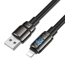 Кабель Hoco U143 USB-A to Lightning 12W 2.4A 1м black