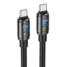 Кабель Hoco U143 Type-C to Type-C 240W 5A 1м black