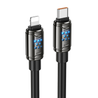 Кабель Hoco U143 Type-C to Lightning 27W 3A 1м black
