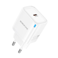 Зарядний пристрій Borofone BA84A 30W 3A USB-С white