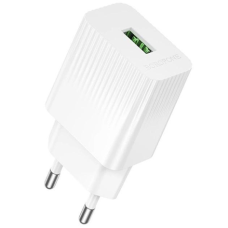 Зарядний пристрій Borofone BAS72A 18W 3A USB-A white