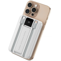 Power Bank WIWU Wi-P061 Magnetic 22.5W+PD20W (10000 mAh) white