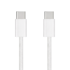 Кабель для iPhone 15 Type-C to Type-C 60W 1м (NO LOGO) white