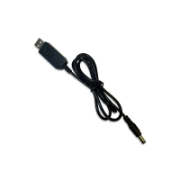 Кабель для роутера USB to DC 5.5 x 2.5мм 9V (12V) (з перетворювачем) 1м black