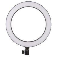 Кільцева Led лампа 20см black