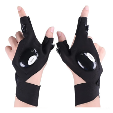 Рукавиці з ліхтариком 2 pcs black