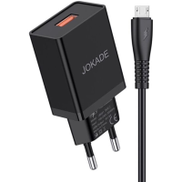 Зарядний пристрій Jokade JB048 15W 3A USB-A з кабелем A-M black