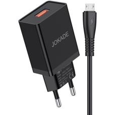 Зарядний пристрій Jokade JB048 15W 3A USB-A з кабелем A-M black