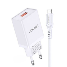Зарядний пристрій Jokade JB048 15W 3A USB-A з кабелем A-M white
