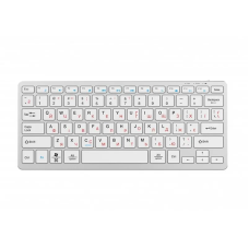 Клавіатура бездротова Maxxter KBW-C01B UA white