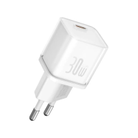 Зарядний пристрій Baseus GaN5S Fast Charger 30W 3A USB-C (P10162504213) white