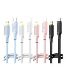 Кабель XO Q265A Type-C to Lightning 27W 3A 1м (30шт) rainbow