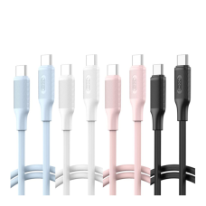 Кабель XO Q265B Type-C to Type-C 60W 3A 1м (30шт) rainbow