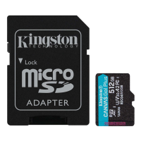 Карта пам'яті Kingston MicroSDXC Canvas Go Plus 512GB (adapter SD)
