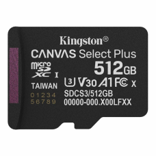 Карта пам'яті Kingston MicroSDXC Canvas Select Plus Gen3 512GB