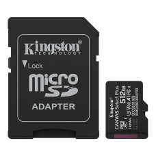 Карта пам'яті Kingston MicroSDXC Canvas Select Plus Gen3 512GB (adapter SD)