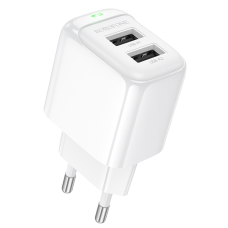 Зарядний пристрій Borofone BAS41A 10.5W 2.1A 2USB-A white