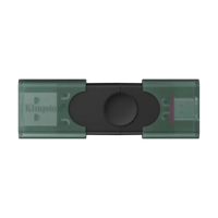 USB 3.2 Kingston DT DuoG2 Type-C 256GB black green