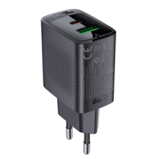 Зарядний пристрій Acefast A78 20W 3A USB-A+USB-С black