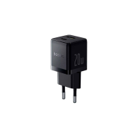 Зарядний пристрій Baseus Palm Fast Charger 20W 3A USB-A+USB-C (P10111608113-00) black