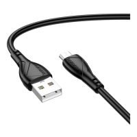 Кабель Borofone BX121 USB-A to Micro USB 2.4A 1м black