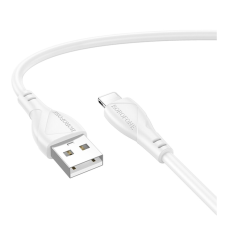 Кабель Borofone BX121 USB-A to Lightning  2.4A 1м white