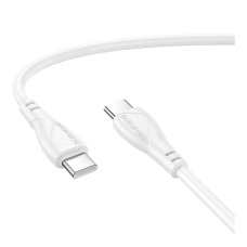 Кабель Borofone BX121 Type-C to Type-С 60W 1м white