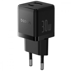 Зарядний пристрій Baseus Palm Fast Charger 30W 3A USB-A+USB-C (P1011160A113-00) black