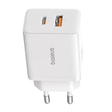 Зарядний пристрій Baseus Cube Fast Charger 30W 3A USB-A+USB-C (P10111404213-00) white