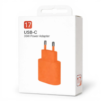 Зарядний пристрій для iPhone 17 35W USB-C (NO LOGO) orange (УЦІНКА)