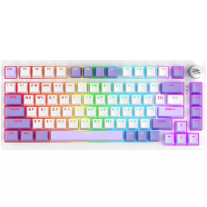 Клавіатура бездротова Proove Gaming Coupe (Ukraine Layout) white purple