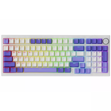 Клавіатура бездротова Proove Gaming Slicker Special Edition (Ukraine Layout) white purple