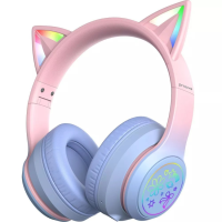 Навушники bluetooth Proove Kids Neko (APP) blue pink
