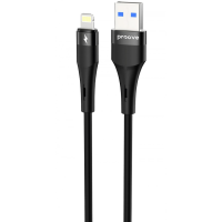 Кабель Proove Light Silicone Plus USB-A to Lightning 12W 2.4A 1м black