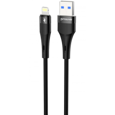 Кабель Proove Light Silicone Plus USB-A to Lightning 12W 2.4A 1м black