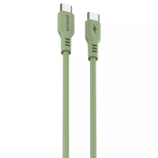 Кабель Proove Rebirth Type-C to Type-C 60W 3A 1м green