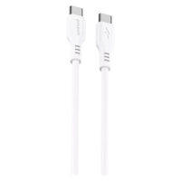 Кабель Proove Rebirth Type-C to Type-C 60W 3A 1м white