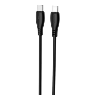 Кабель Proove Simple Silicone Type-C to Type-C 60W 3A 1м black
