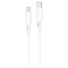 Кабель Proove Simple Silicone Type-C to Lightning 27W 3A 1м white