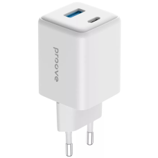 Зарядний пристрій Proove Pocket Gan 45W 3A USB-A+USB-C white