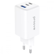 Зарядний пристрій Proove Pocket Gan 65W 3A USB-A+2USB-C white