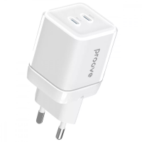 Зарядний пристрій Proove Pure GaN Max 67W 3A 2USB-C white