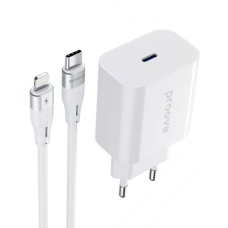 Зарядний пристрій Proove Rapid 20W 3A USB-C з кабелем C-L white