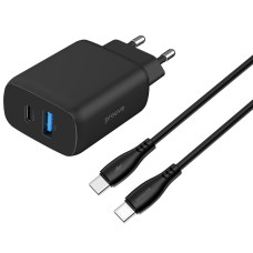 Зарядний пристрій Proove Silicone Power 2 30W USB-C з кабелем C-C black