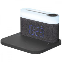 Бездротовий зарядний пристрій нічник Proove Day & Night dark gray