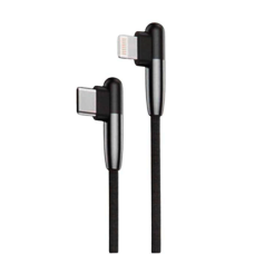 Кабель Budi DC199TL Type-C to Lightning 20W 1.5m black