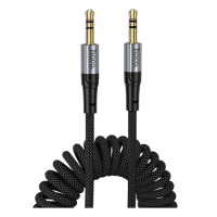 Audio кабель AUX Hoco UPA33 3.5мм 1.5м black