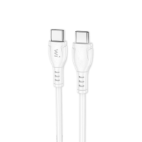 Кабель Wibrand Boa Type-C to Type-C 60W 3A 1м white