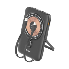 Power Bank Aspor A327 Magnetic QC+PD 37W Wireless Charger (10000 mAh) black