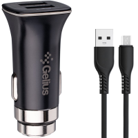 АЗП Gelius Apollo GP-CC01 15W 3.1A з кабелем A-M black